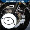 Set 80cm Length Motorcycle Hydraulic Brake Line Oil Hose Fitting with Banjo