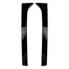 Skoda Superb 2 x Glossy Black Rear Window Spoiler Trim Covers (2008-2015)