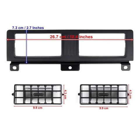 Vent Set Air Condition Grille Trim Fits Nissan Navara D21 Pickup Truck 86-97 D11