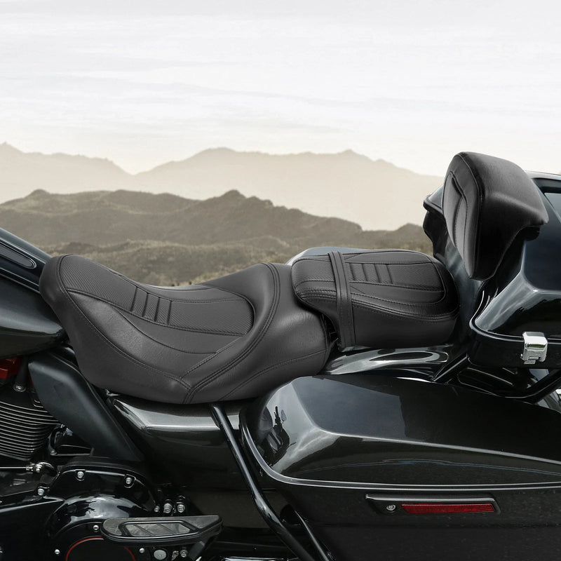 Harley CVO Road Glide Driver Passenger Seat Backrest Pad (2014-2023)