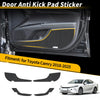 Toyota Camry Car Door Anti Kick Pad Sticker Scratch Protector (2018-2025)