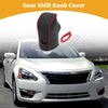 Nissan Altima Black Red Faux Leather Gear Shift Knob Cover (2019-2024)