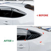 Toyota GT86, Subaru BRZ 2 x Gloss Black Rear Side Window Louvers (13-20)
