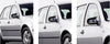 VW Golf MK4 Side View Mirror Covers Gloss Black 2 Piece (1997-2003)