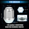 Ford Focus, Dodge Grand Caravan 10 x M12x1.5 Wheel Lug Nuts (2000-2023)