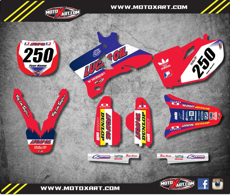 Yamaha YZF 250 Custom Graphic Stickers (2003-2005)