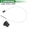 Dodge Challenger (2008-2012) Black Engine Oil Level Dipstick