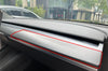 Tesla Model 3, Model Y (2017-2023) Matte Black Armrest Panel Cover