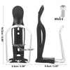 2 x Adjustable Bicycle Motorcycle Drink Holder Bottle Cages Rack Silver Tone