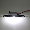 Motorcycle Silver LED Brake Tail Light License Plate Mount Holder Bracket