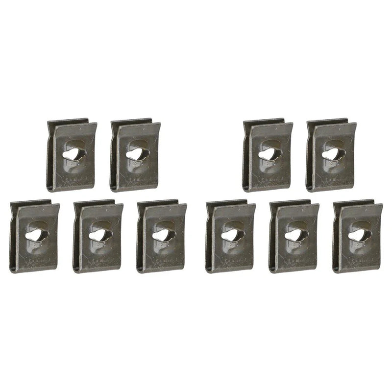 Car Bumper Inner Fender Wheel Retainer 10PC U-Type Groove Clips