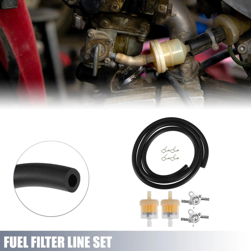 CRF50 70 Moped Set Motorcycle Fuel Filters with 2 Valve Petcock