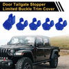 Jeep Wrangler JL JLU (2018-2024) Blue Door Limiting Cover Trim