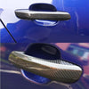 Audi A4 RS4 B9 2018-2022 Carbon Fiber Exterior Door Handle Bezel Cover Fit