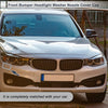 BMW 3 Series Blue Front Right Side Bumper Headlight Washer Nozzle Cover Cap