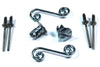 2x dzus D4 AJ5 40 Panel Quick Release Fixing Quarter Turn Plugged