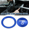 Toyota Blue Engine Start Stop Button Cover / 1 Set / Ignition Button Trim