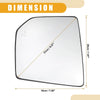 Ford F-150 (2015-2023) - 1 Pair Rear View Mirror Glass