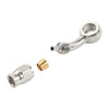 Motorcycle Stainless Steel 10.2mm 3/8" Eye Banjo Hose Ends AN-3 45��