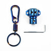 Vehicle Key Cover Shell + Key Ring Aluminum CNC Key Head