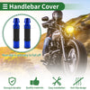 Universal 7/8" / 22mm / Motorcycle Hand Grips Aluminum Alloy Black Blue