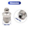 Motorcycle Grease Nipple Fitting / 15pcs 1/8in Nickel Plated Straight / Grease Nipple Fitting