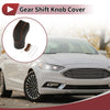 Ford Fusion (2013-2016) Black Brown Faux Leather Car Gear Shift Knob Cover