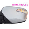 Mitsubishi L200 Triton Warrior 2006-2015 Chrome Electric Wing Mirrors LED