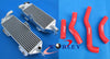 Kawasaki KX250 Aluminum Radiator + Blue Silicone Hose (1988-1989)