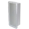 Caravan Boat RV 2KG Fire Extinguisher Holder White Clear Door