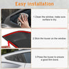 2024-2025 Ford Mustang GT 2x Carbon Style Rear Window Louver Covers Sun Shades