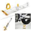 Universal Motorcycle Silver Gold CNC Foot Side Stand Support Leg Kickstand