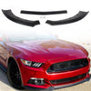 Ford Mustang (2015-2017) Matte Black Front Bumper Lip Spoiler