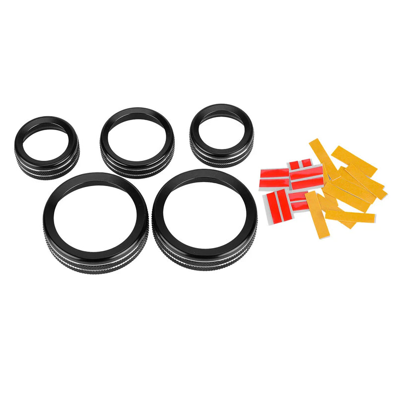 Ford Maverick 5 x Center Console Knob Trim Ring Covers (2022-2023)