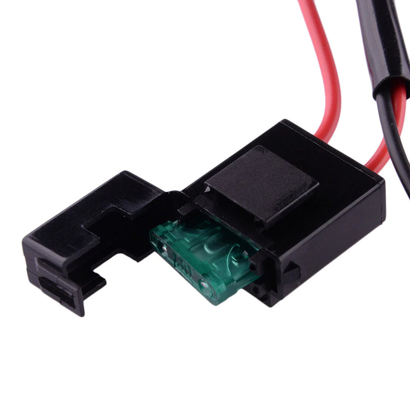 Universal 12V 30A LED Work Light Wiring Harness Switch Relay