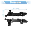 Honda Accord (2018) - Plastic Black, 1 Pair Front Bumper Bracket