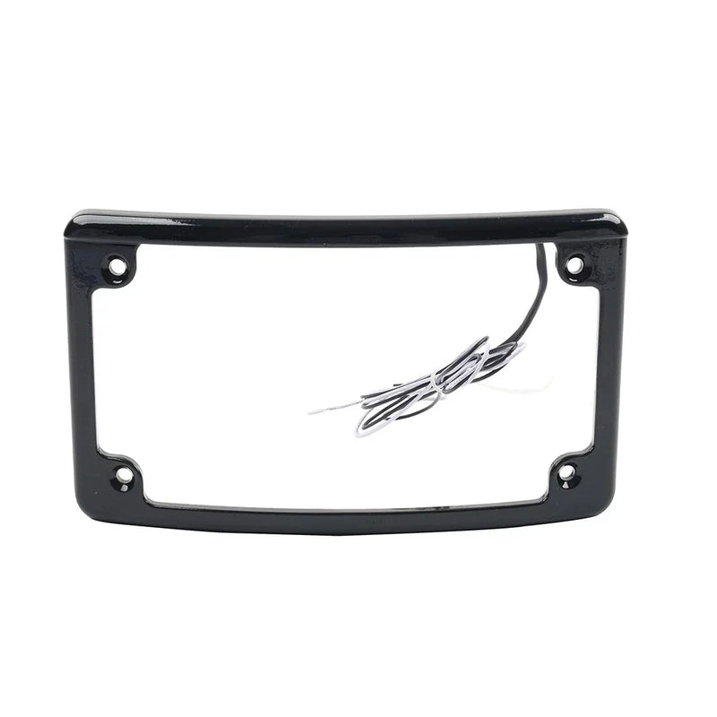 Harley Touring Glide Rear License Frame Bracket w/Light