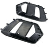 Ford Focus RS (2016-2018) 2x Matte Black Front Bumper Fog Light Covers