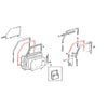 Toyota Land Cruiser 1990-2007 Front Door Weatherstrip