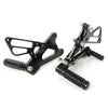 Triumph T595 509 955i 1050 Speed Triple Black Rearset Footpegs (2006-2012)