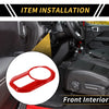 Jeep Gladiator JT (2020-2024) Red 1 Pc Headlight Button Panel Cover