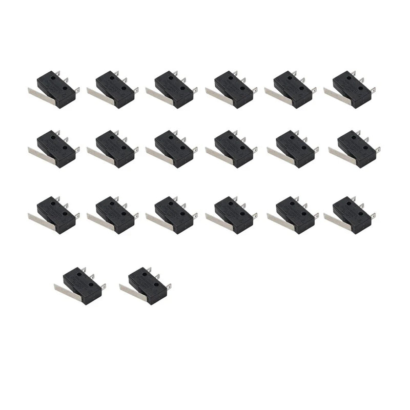 AC 300V 1NO 1NC Short Straight Hinge 20 x Mini Micro Switches