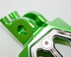 Honda CRF250 Motorcycle CNC Green Stainless Foot Pegs (2004-2023)