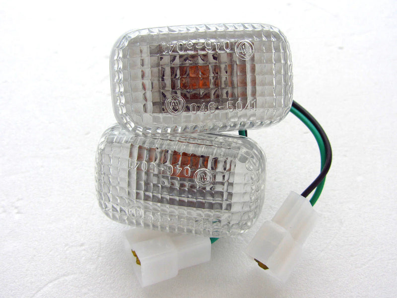 Isuzu TF TFR Holden Rodeo Clear Side Fender Turn Signal Lights (1997-1998)