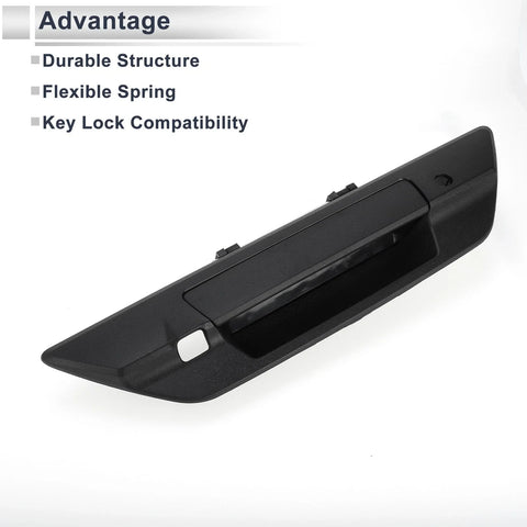 Toyota Hilux Revo Black Exterior Door Tailgate Handles 2 x (2015–2021)