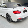 BMW 2 Series F22 F23 M Sport 2 x Rear Bumper Spoiler Lip (2015-2019)