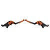 Suzuki GSXS125 GSXR150 CNC Orange Extendable Brake Clutch Levers (2017-2019)
