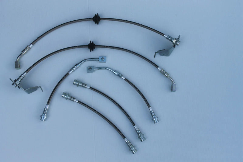 VY VX VZ Commodore Braided Brake Hose Set (6 Hoses) (2000-2007)