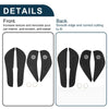Ford Fiesta (2009-2014) Black Car Door Anti Kick Pad Sticker Protector