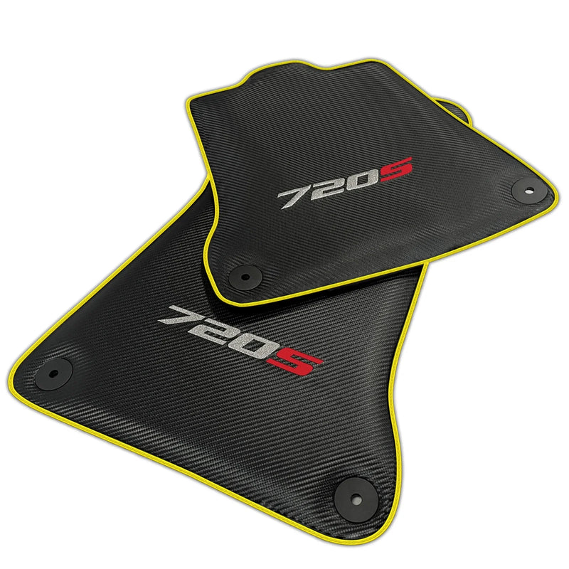 McLaren 720S | Various Trim Colors Carbon Fiber Floor Mats